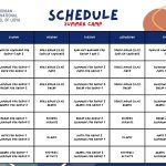 SCHEDULE SUMMER CAMP